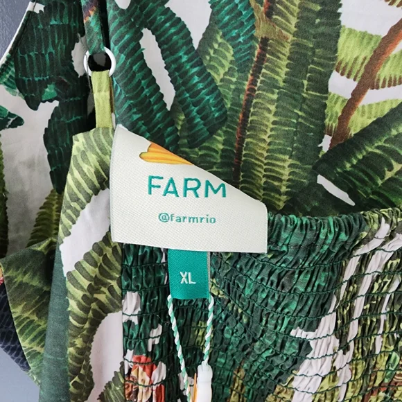 FARM Rio Green Tropical Parrot Print Maxi Dress - Picture 6 of 7